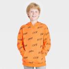 Boys' French Terry 'boo!' Hoodie - Cat & Jack Orange