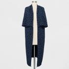 Women's Plus Size Kimono - Universal Thread Navy (blue),
