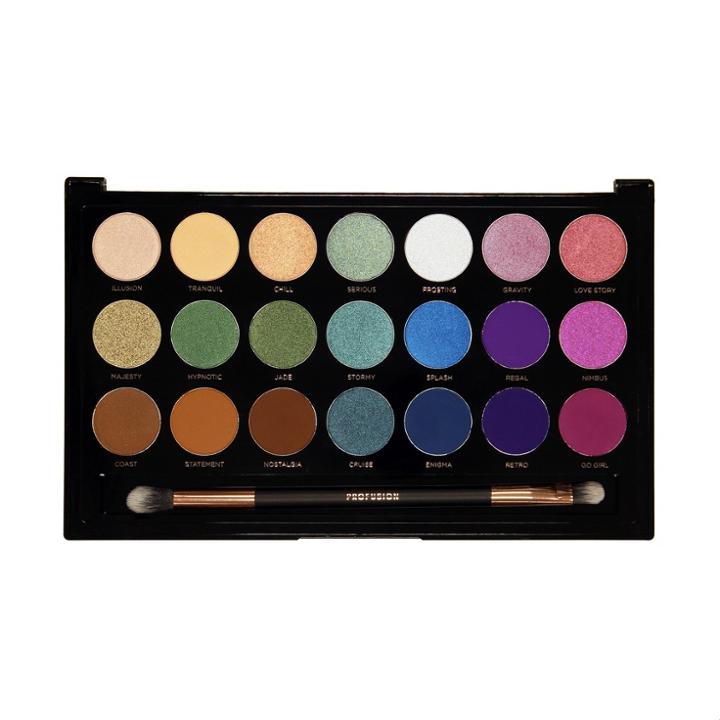 Profusion Cosmetics Wanderlust 21 Shade Eyeshadow Palette - 10oz,