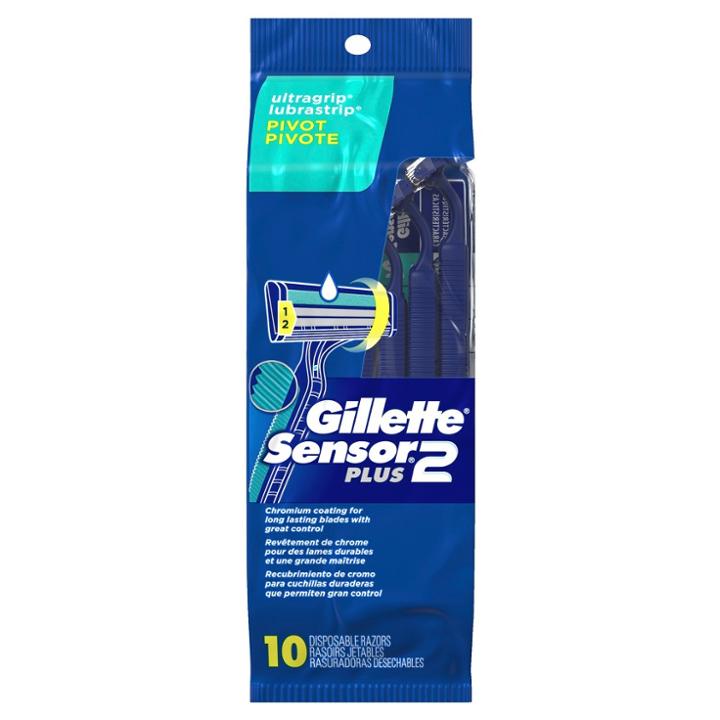 Gillette Sensor2 Plus Pivoting Head Men's Disposable Razors
