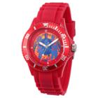 Disney Men's Marvel Guardians Of The Galaxy Vol. 2 Star-lord/groot/gamora/rocket Raccoon Plastic Watch - Red