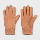 Women's Leather Gloves - Universal Thread Cognac