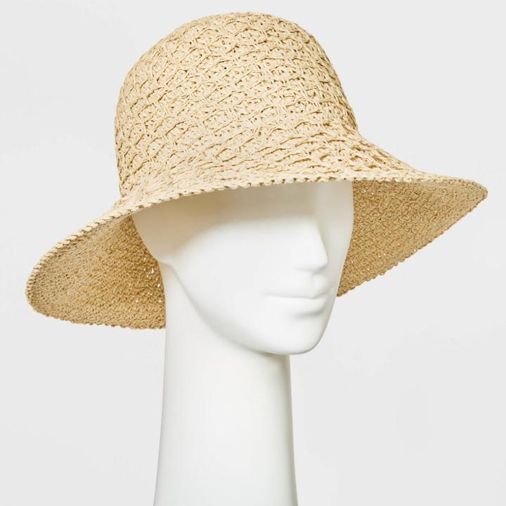 Women's Textured Downbrim Hat - A New Day