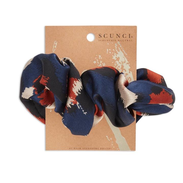 Scunci Extra Large Scrunchie - Navy Print