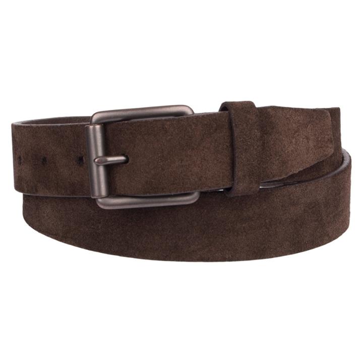 Men's 32mm Basic Suede Belt - Goodfellow & Co Brown L,