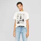 Coca-cola Women's Coca Cola Short Sleeve Boyfriend T-shirt - (juniors') Cream