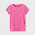 Girls' Short Sleeve Twist-back Studio T-shirt - All In Motion Pink