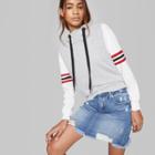 Women's Destructed Denim Mini Skirt - Wild Fable Medium Wash
