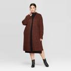 Women's Plus Size Long Sleeve Open Front Cardigan - Prologue Brown 4x, Women's,