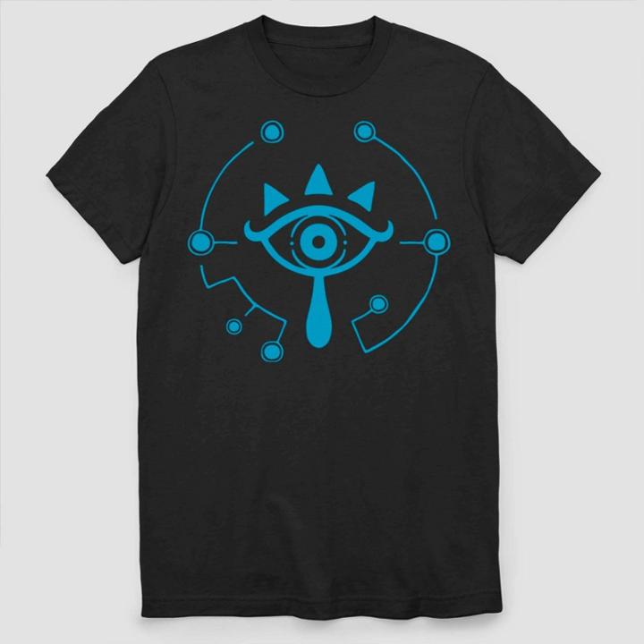 Men's Big & Tall Nintendo Zelda Sheikah Eye Short Sleeve Graphic T-shirt - Black