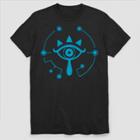 Men's Big & Tall Nintendo Zelda Sheikah Eye Short Sleeve Graphic T-shirt - Black