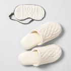 Slippers And Eye Mask Set - L/xl - Hearth & Hand With Magnolia, Women's, White