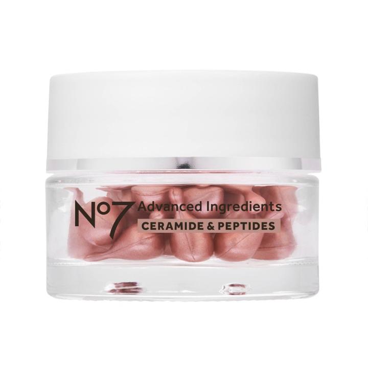 No7 Advanced Ingredients Ceramide & Peptides Facial Capules