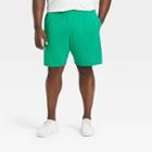 Men's Big & Tall Mesh Shorts - All In Motion Green