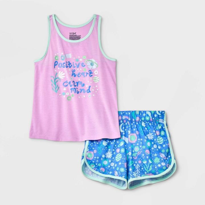 Girls' 2pc Pajama Set - Cat & Jack Purple