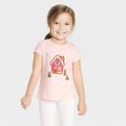 Toddler Girls' Gingerbread House Short Sleeve Shirt - Cat & Jack