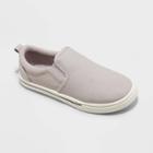 Kids' Slip-on Wide Width Apparel Sneakers - Cat & Jack Blaine Gray