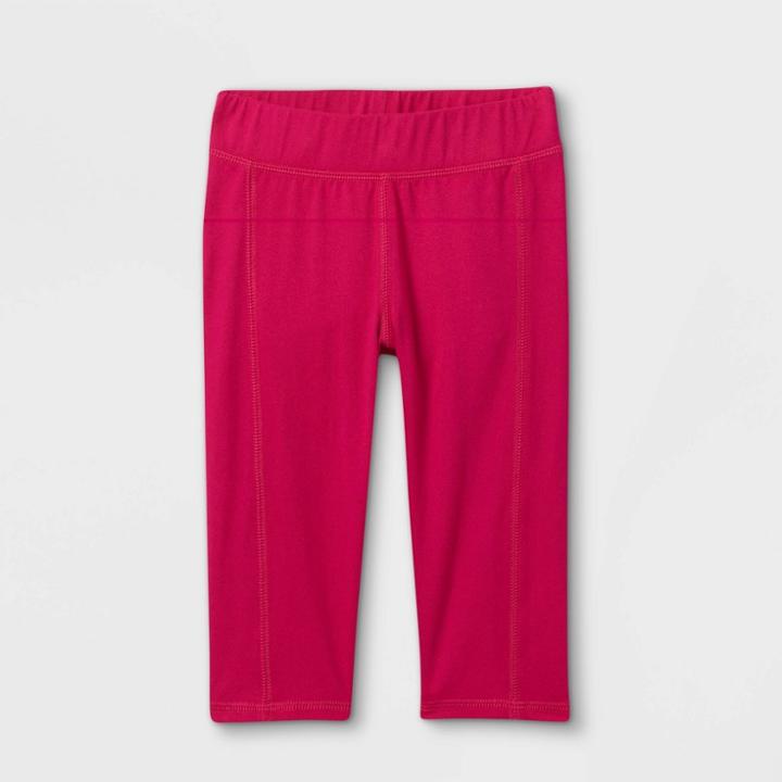 Toddler Girls' Capri Activewear Leggings - Cat & Jack Pink