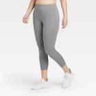 Women's Sculpted High-rise 7/8 Leggings 24 - All In Motion Charcoal Gray Xs, Women's, Grey Gray