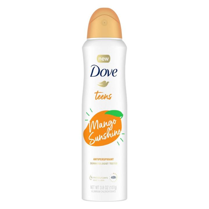 Dove Beauty Dove Teens Mango Sunshine 48 Hour Antiperspirant & Deodorant
