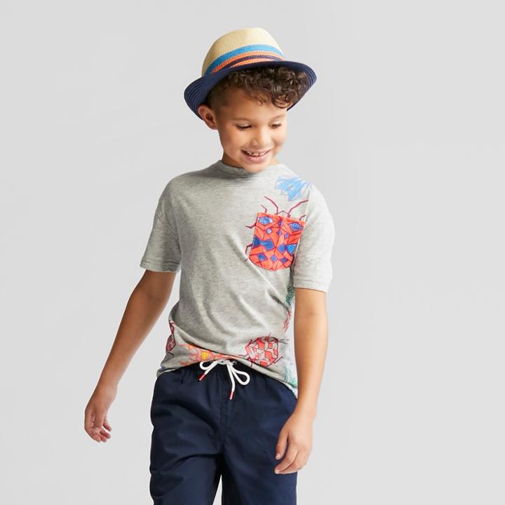Boys' Short Sleeve Graphic T-shirt - Cat & Jack Heather Gray