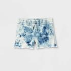 Girls' Tie-dye Pull-on Jean Shorts - Cat & Jack Blue