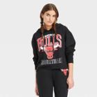Women's Nba Chicago Bulls Hooded Graphic Sweatshirt - Black