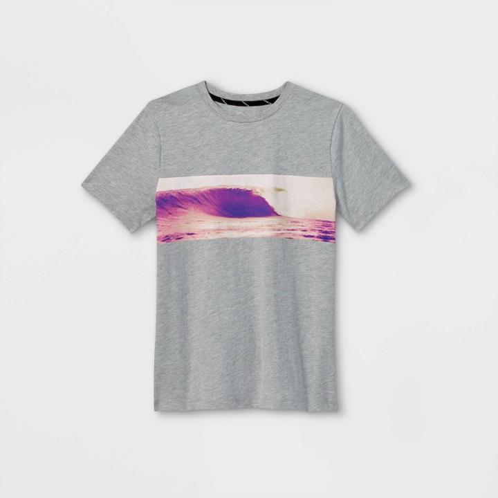 Boys' Surf Photo Graphic Short Sleeve T-shirt - Art Class