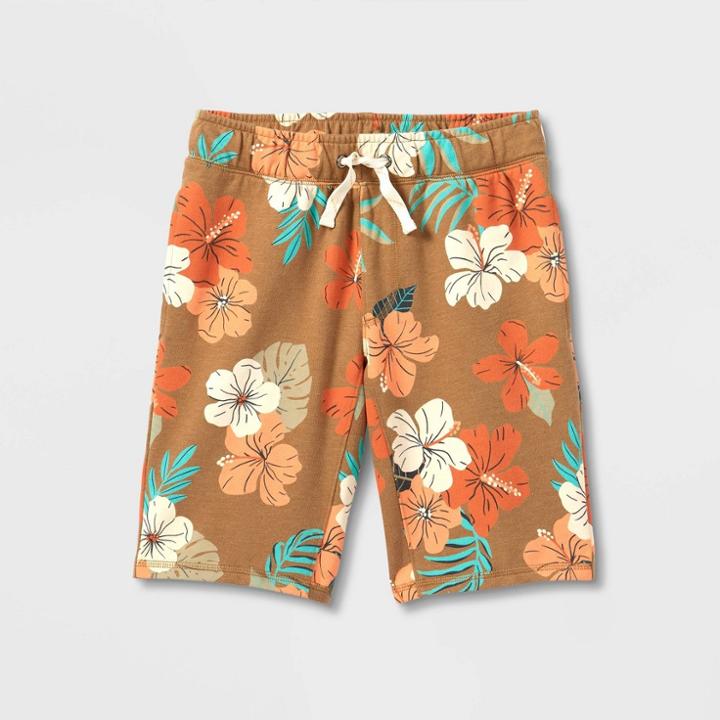 Boys' Pull-on Knit Shorts - Cat & Jack Khaki