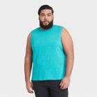 Men's Sleeveless Run T-shirt - All In Motion Turquoise