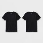 Petiteboys' 2pk Short Sleeve T-shirt - Cat & Jack Black L, Boy's,