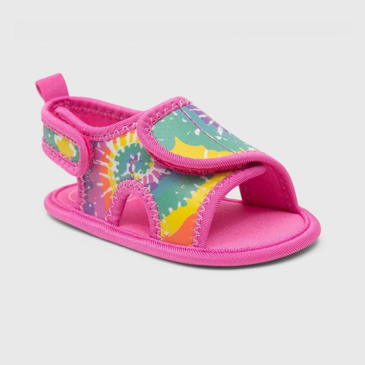 Ro+me By Robeez Baby Girls' Tie-dye Ankle Strap Sandals