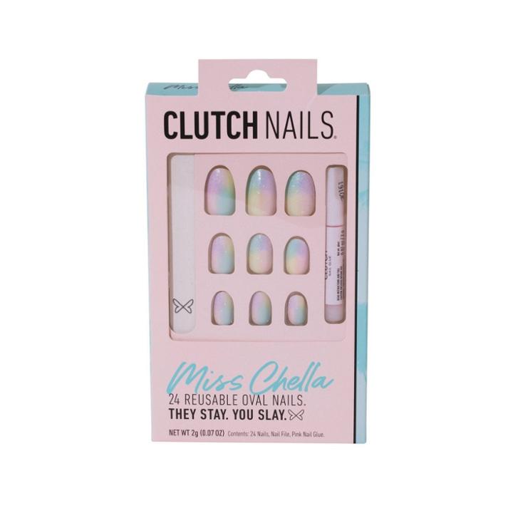 Clutch Nails Clutch False Nails Miss Chella - 0.07oz, Adult Unisex