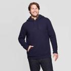 Men's Big & Tall Regular Fit Ultra-soft Fleece Hooded Pullover Sweatshirt - Goodfellow & Co Xavier Navy 4xb, Xavier Blue