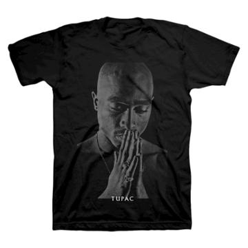 New World Sales Men's Tupac T-shirt - Black