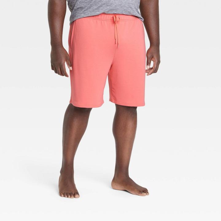 Men's Big & Tall Soft Gym Shorts - All In Motion Vibrant Pink