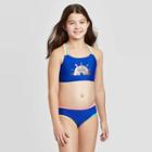 Girls' Flip Sequin With Rainbow Rays Bikini Set - Cat & Jack Blue