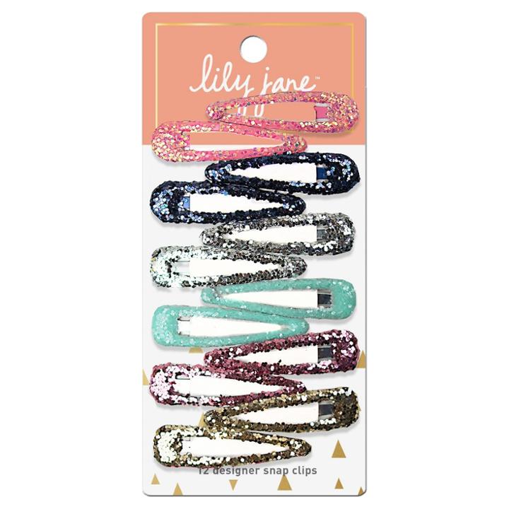 Lily Jane Designer Snap Clips - 12ct,