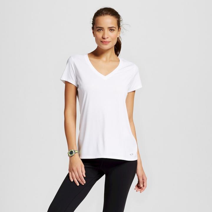 Women's Tech T-shirt White L - C9 Champion