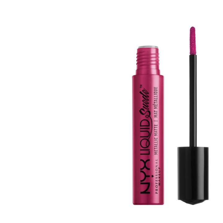 Nyx Professional Makeup Liquid Suede Metallic Matte Lip Cream Buzzkill 0.13 Fl Oz, Buzz Kill