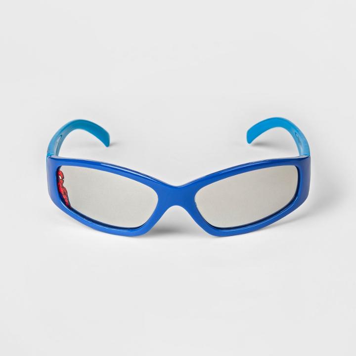 Marvel Boys' Spider-man Sunglasses With Case - Blue