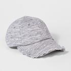 Girls' Jersey Ruffle Baseball Hat - Art Class Gray