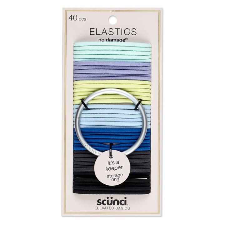 Conair Scunci Elevated Basics No Damage Elastics With Keeper - 40pk, Women's