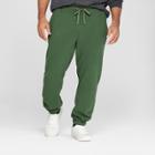 Men's Big & Tall Fleece Cinched Jogger Pants - Goodfellow & Co Banyan Tree Green