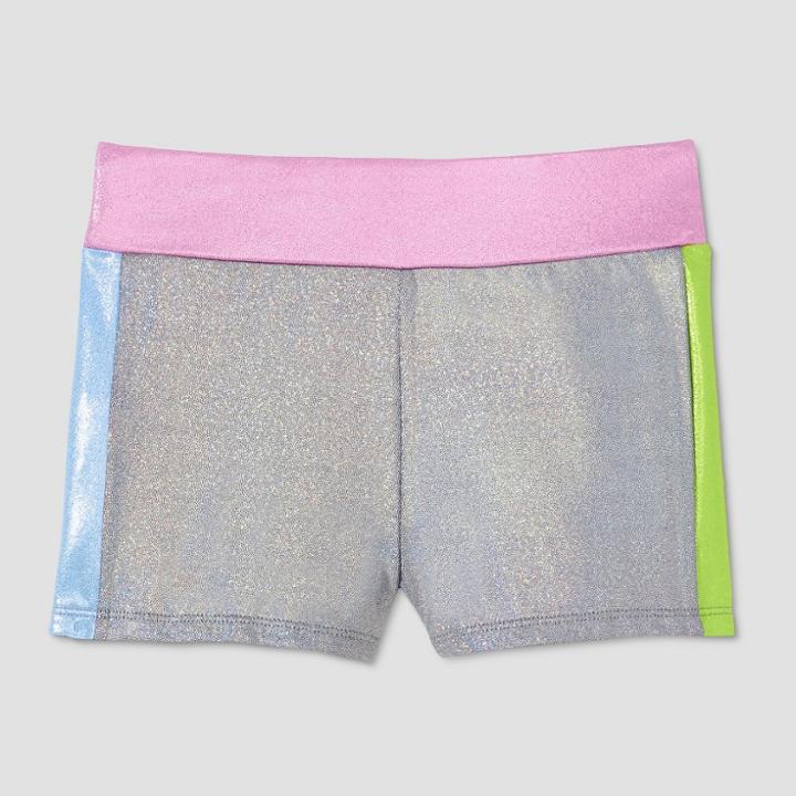 Freestyle By Danskin Girls' Activewear Shimmer Shorts -