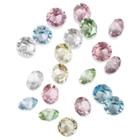 Women's Treasure Lockets 20 Piece Set Of Round Pastel Crystals From Swarovski - Multicolor