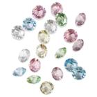 Women's Treasure Lockets 20 Piece Set Of Round Pastel Crystals From Swarovski - Multicolor