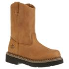 Georgia Boot Boys' Pull On Boots - Tan 2.5m, Size: