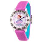Girls' Disney Princess Sofia Clear Plastic Time Teacher Watch - Purple, Girl's