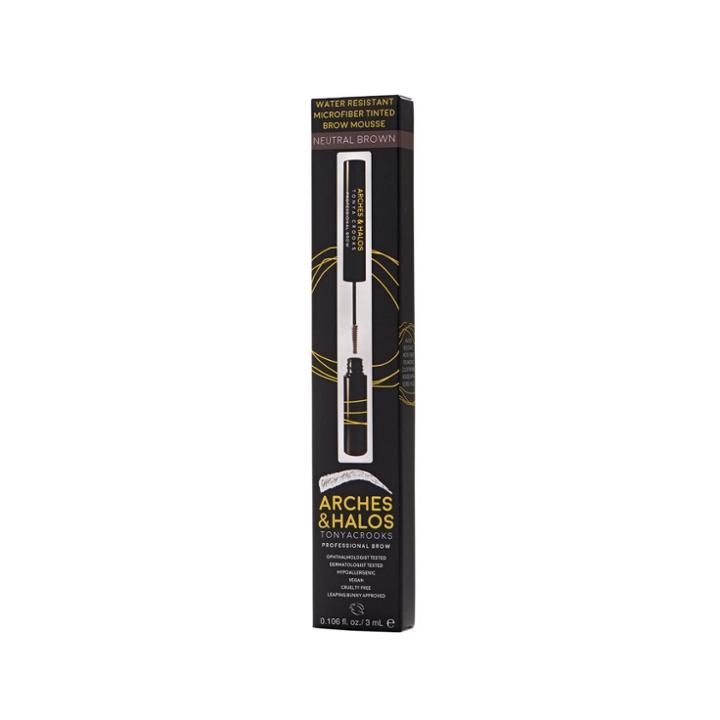 Arches & Halos Microfiber Tinted Brow Mousse Neutral Brown